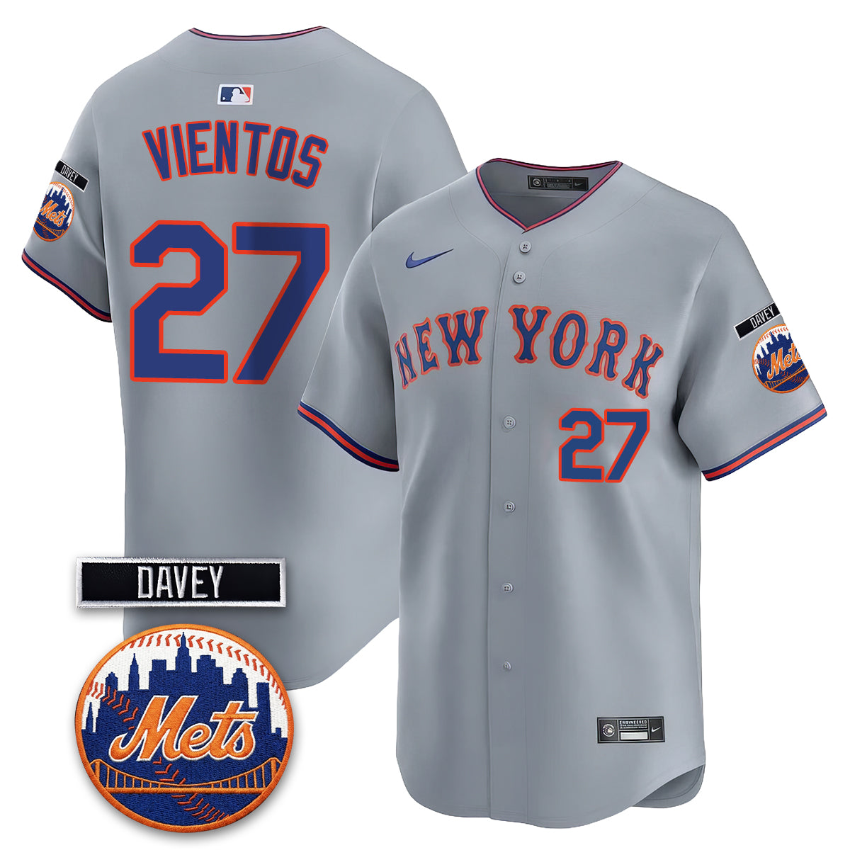 NYM 2026 Davey Johnson Memorial Vapor Limited Jersey - All Stitched