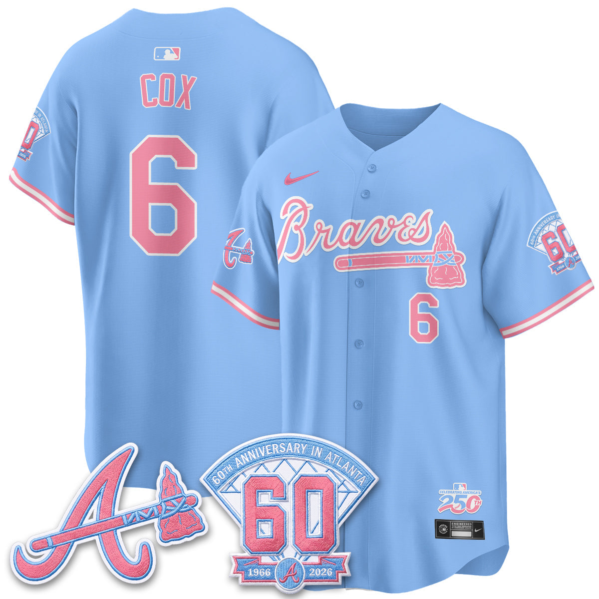 ATL x Bubblegum Vapor Jersey - Stitched