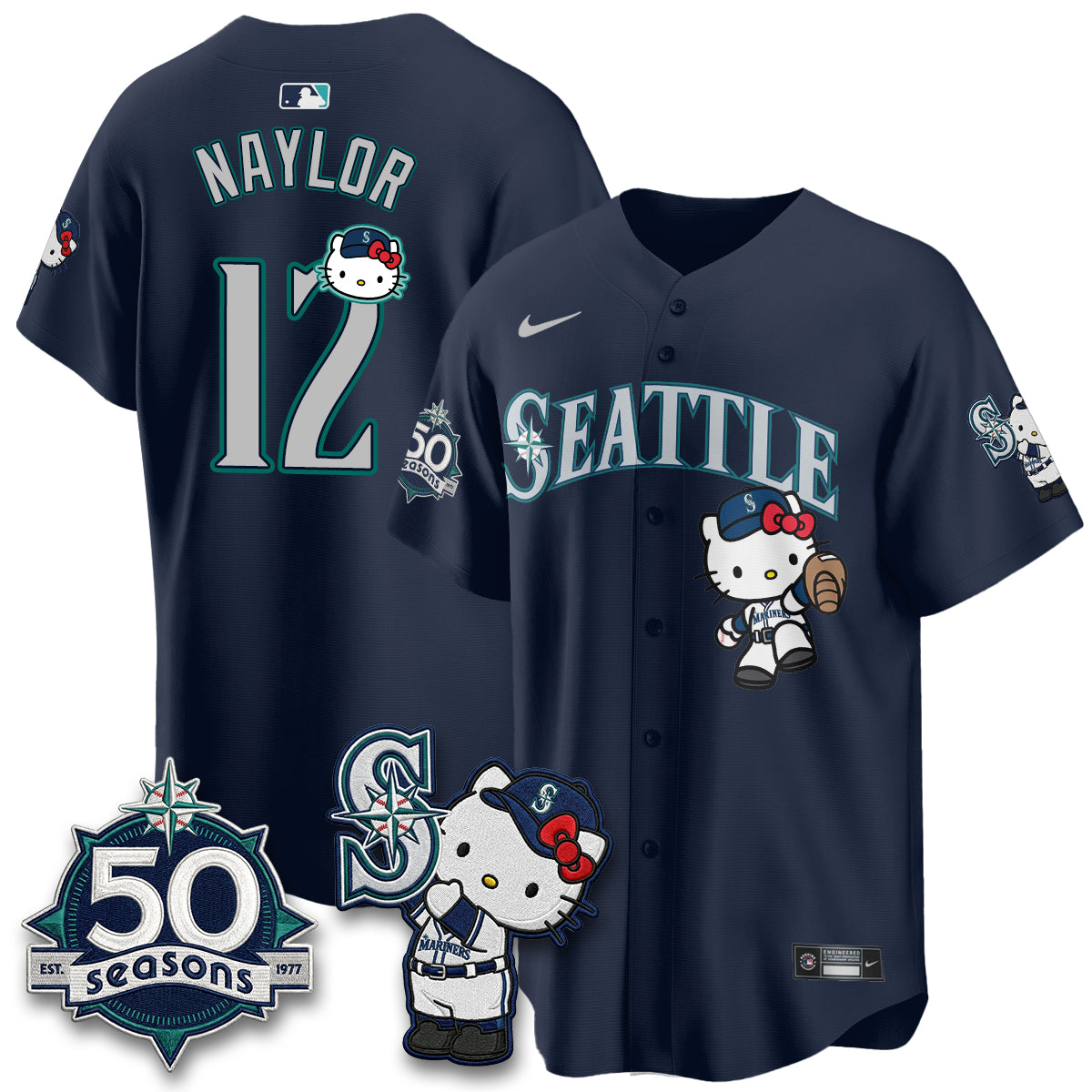SEA x Meow KT Night Limited Jersey - All Stitched V2