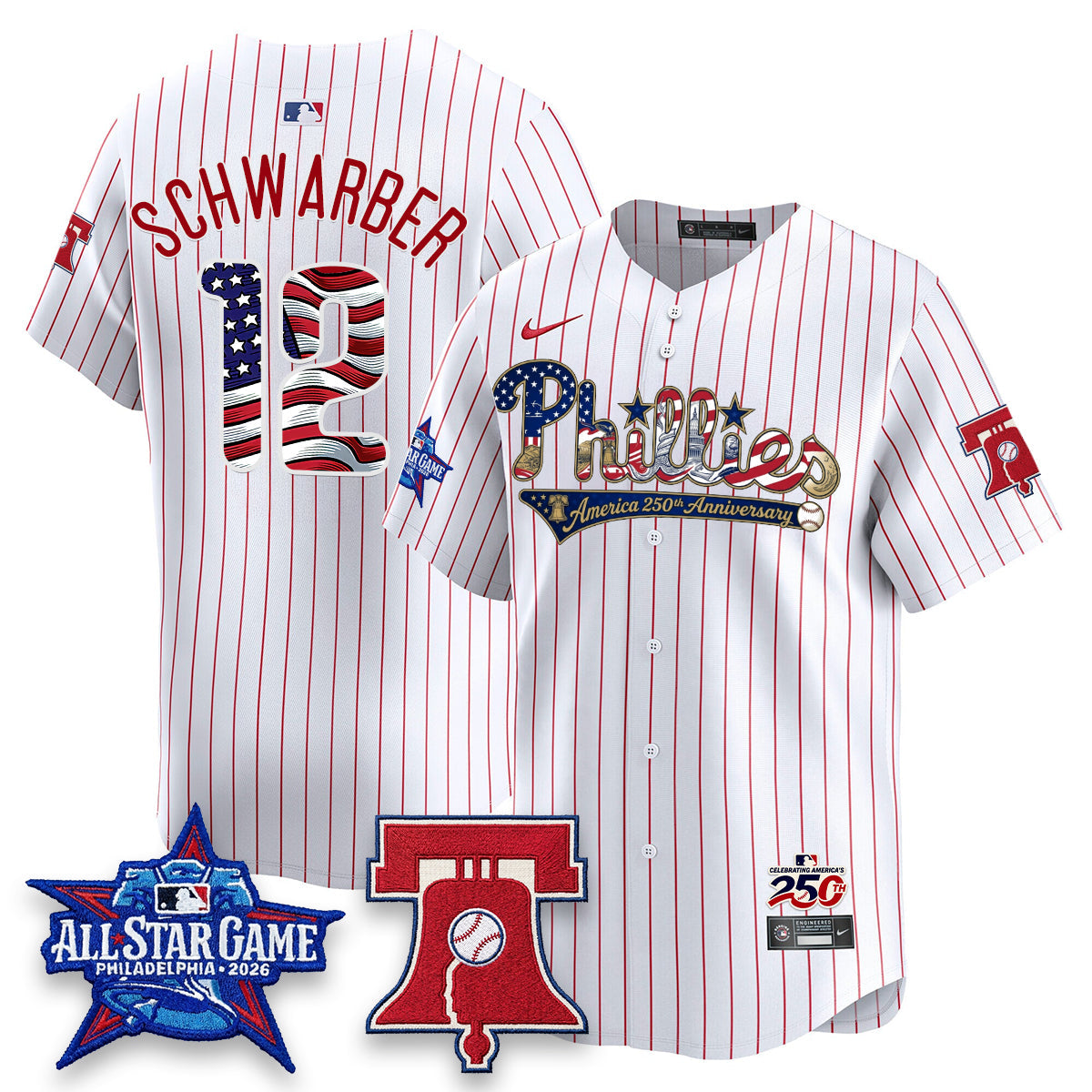 PHI 2026 Independence Day USA Vapor Limited Jersey - Stitched