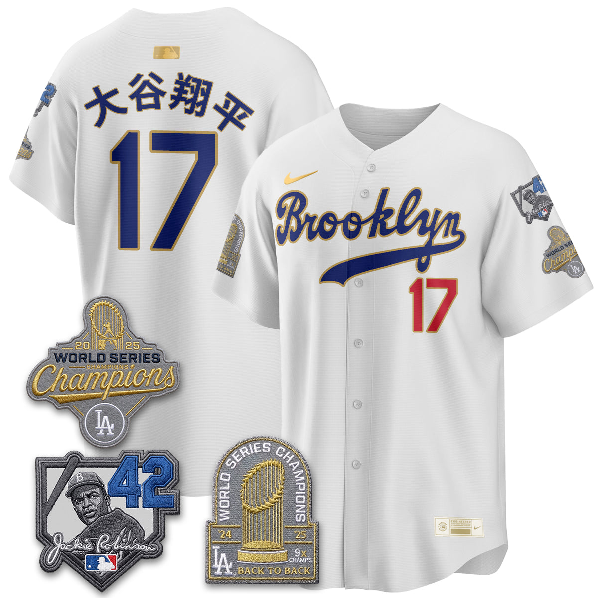 LAD 2026 Brooklyn Jackie Robinson Limited Jersey - Stitched