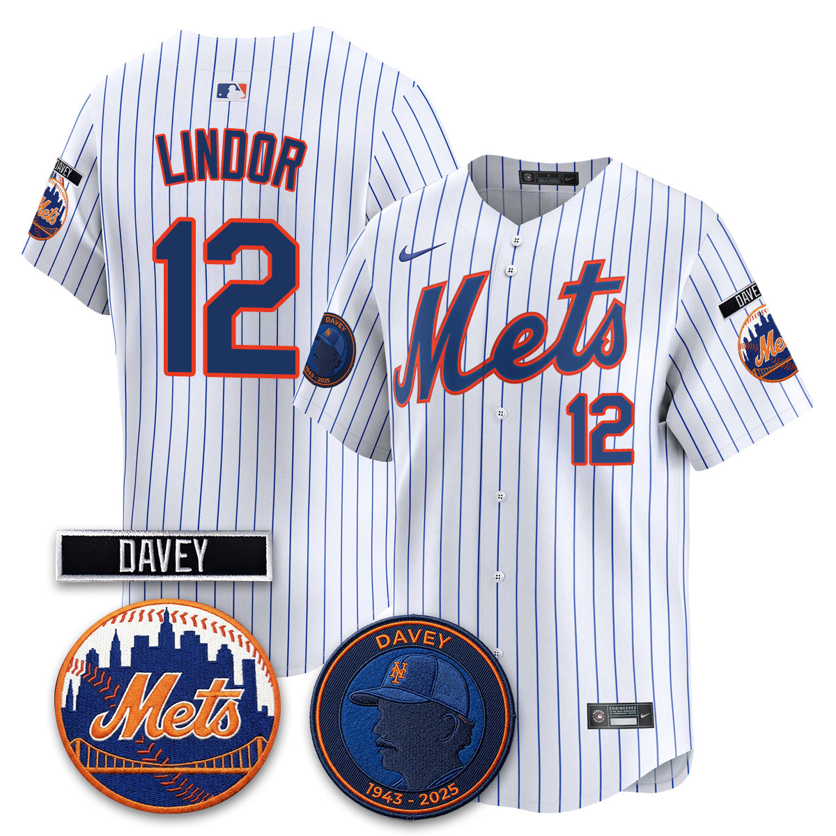 NYM 2026 Davey Johnson In Memoriam Vapor Limited Jersey - All Stitched
