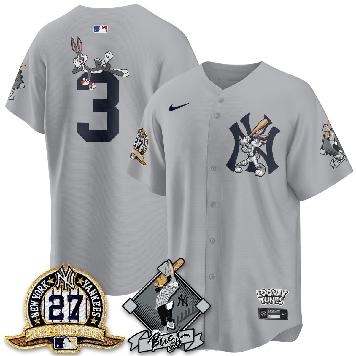 NYY Bunny Vapor Limited Jersey V2- Stitched