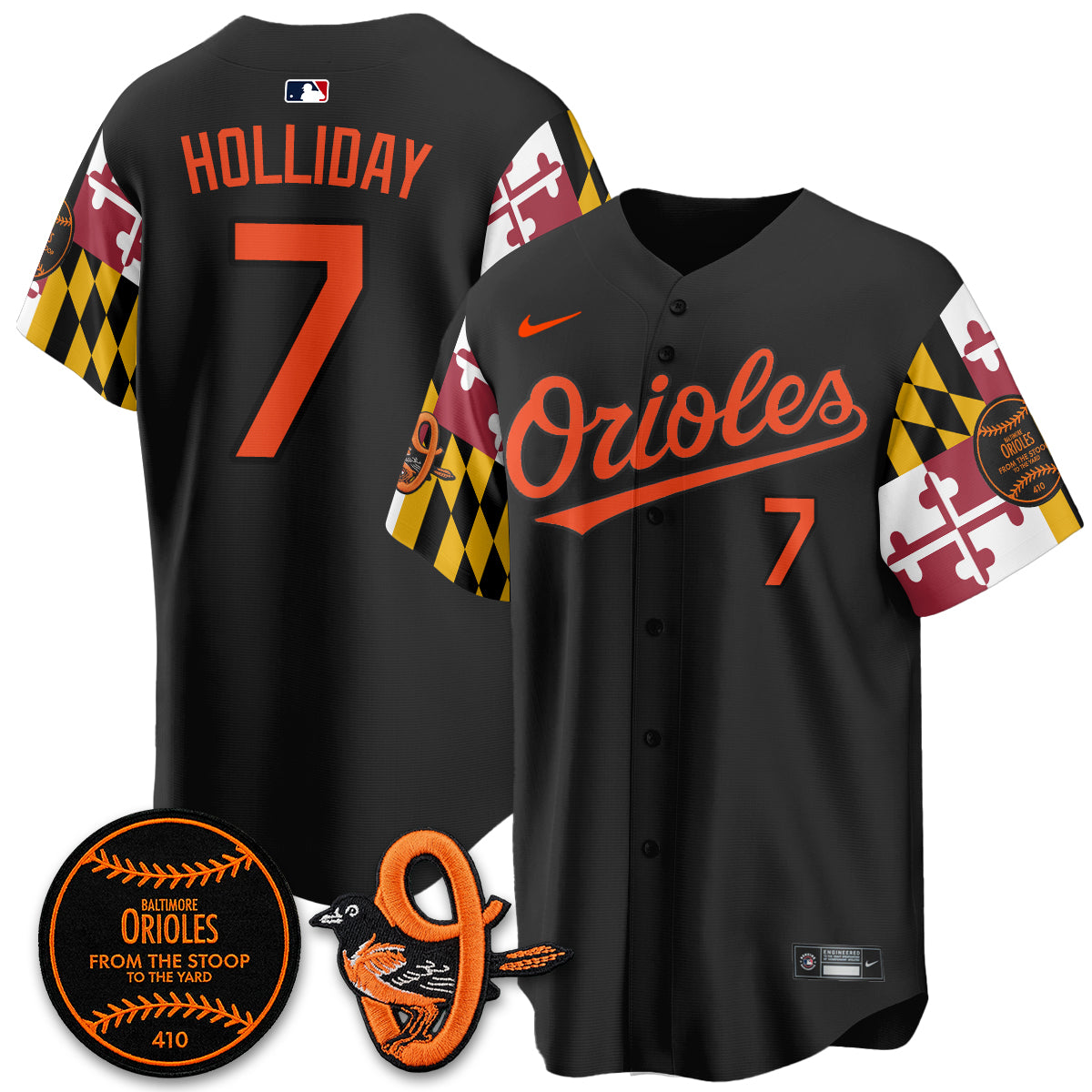 BAL 2026 x Maryland State Flag Vapor Jersey - All Stitched V2