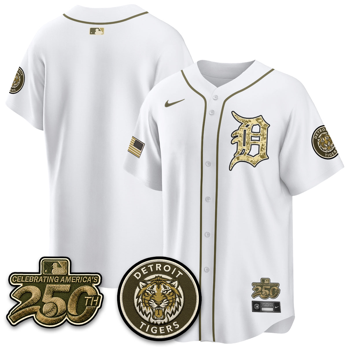 DET 2026 Armed Forces Day Jersey - Stitched