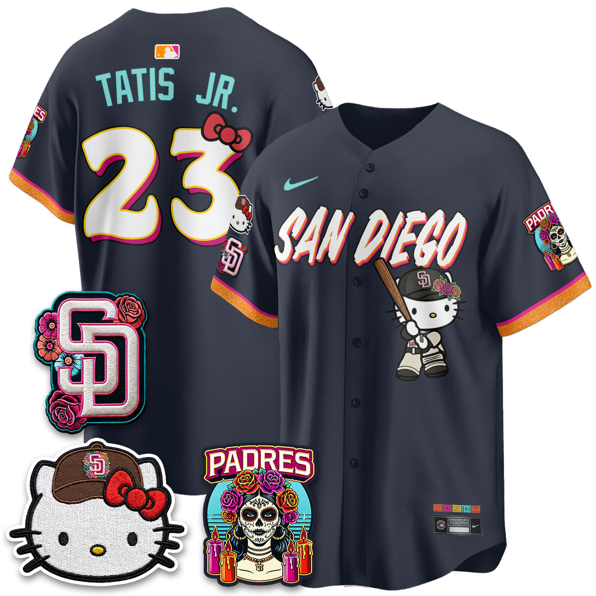 SD 2026 City Connect x Meow KT Vapor Limited Jersey - All Stitched