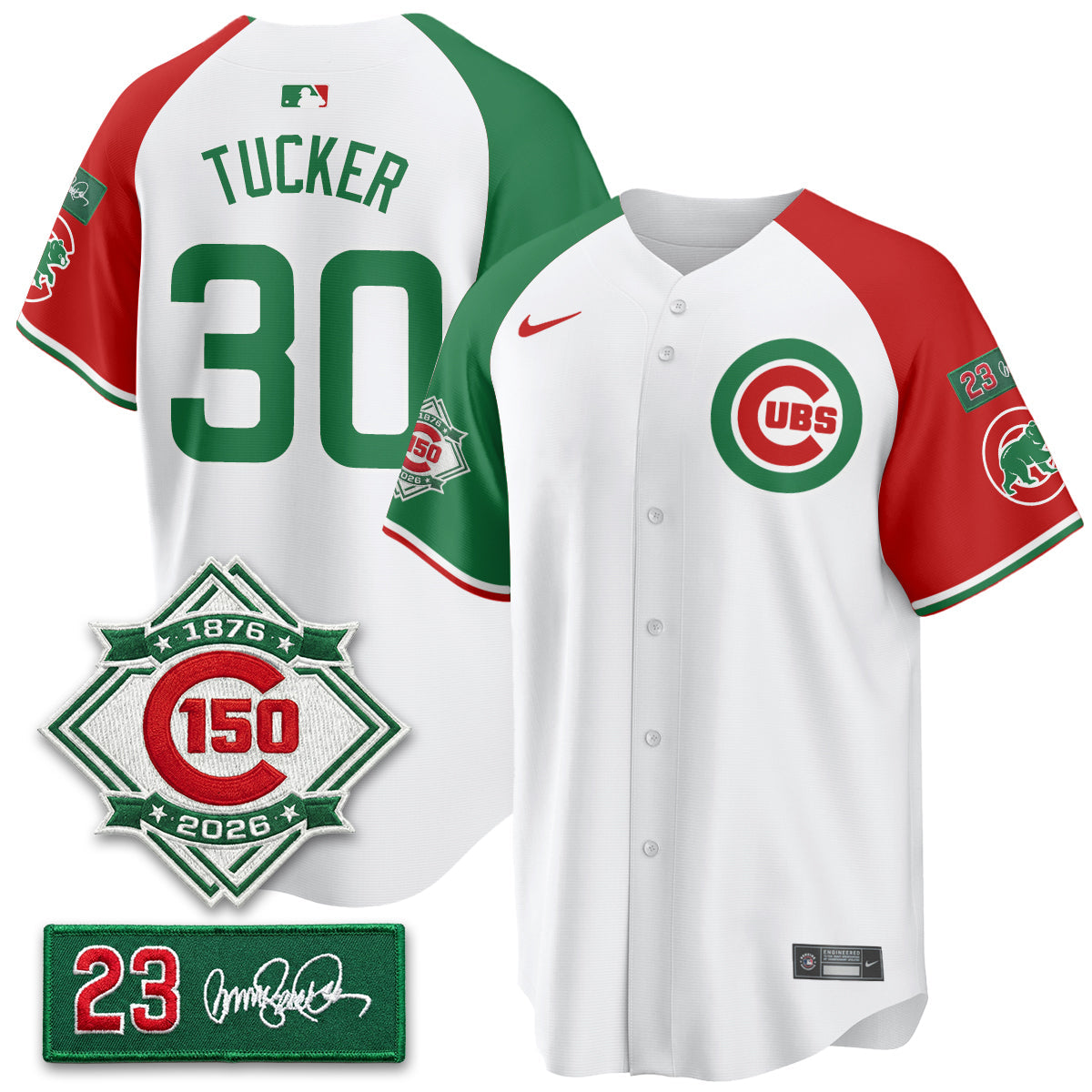 CHC Limited Mexico Jersey - 150th Anniversary + Ryne Sandberg Tribute Patch All Stitched