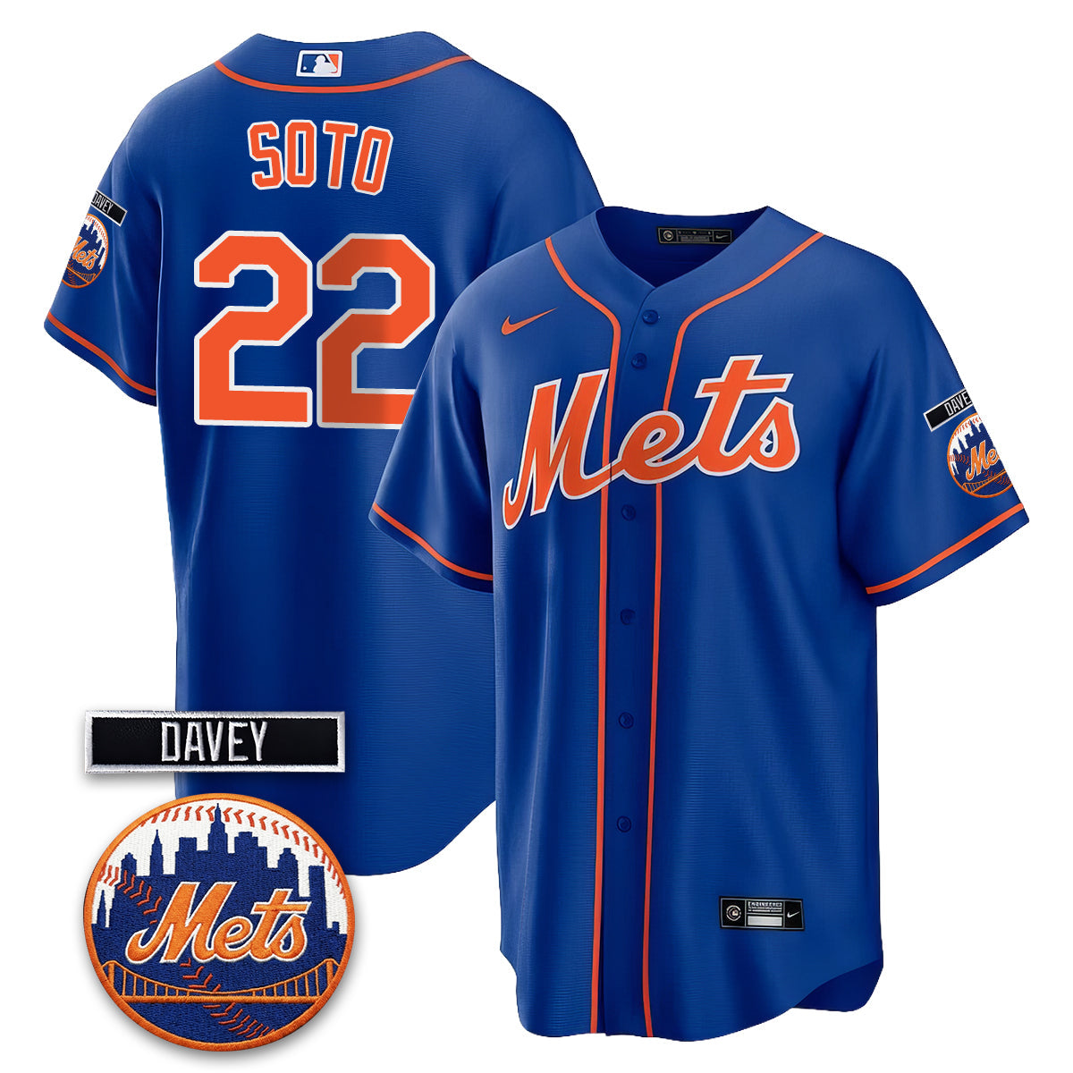 NYM 2026 Davey Johnson Memorial Vapor Limited Jersey - All Stitched