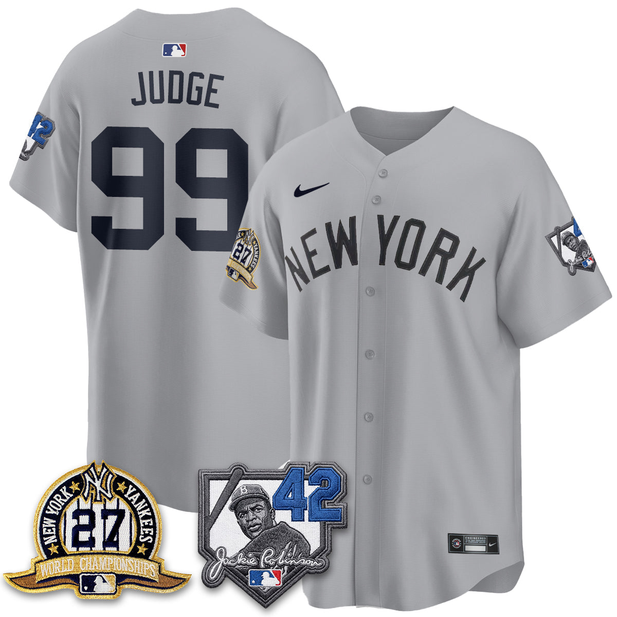 NYY 2026 Jackie Robinson Day Vapor Limited Jersey - Stitched