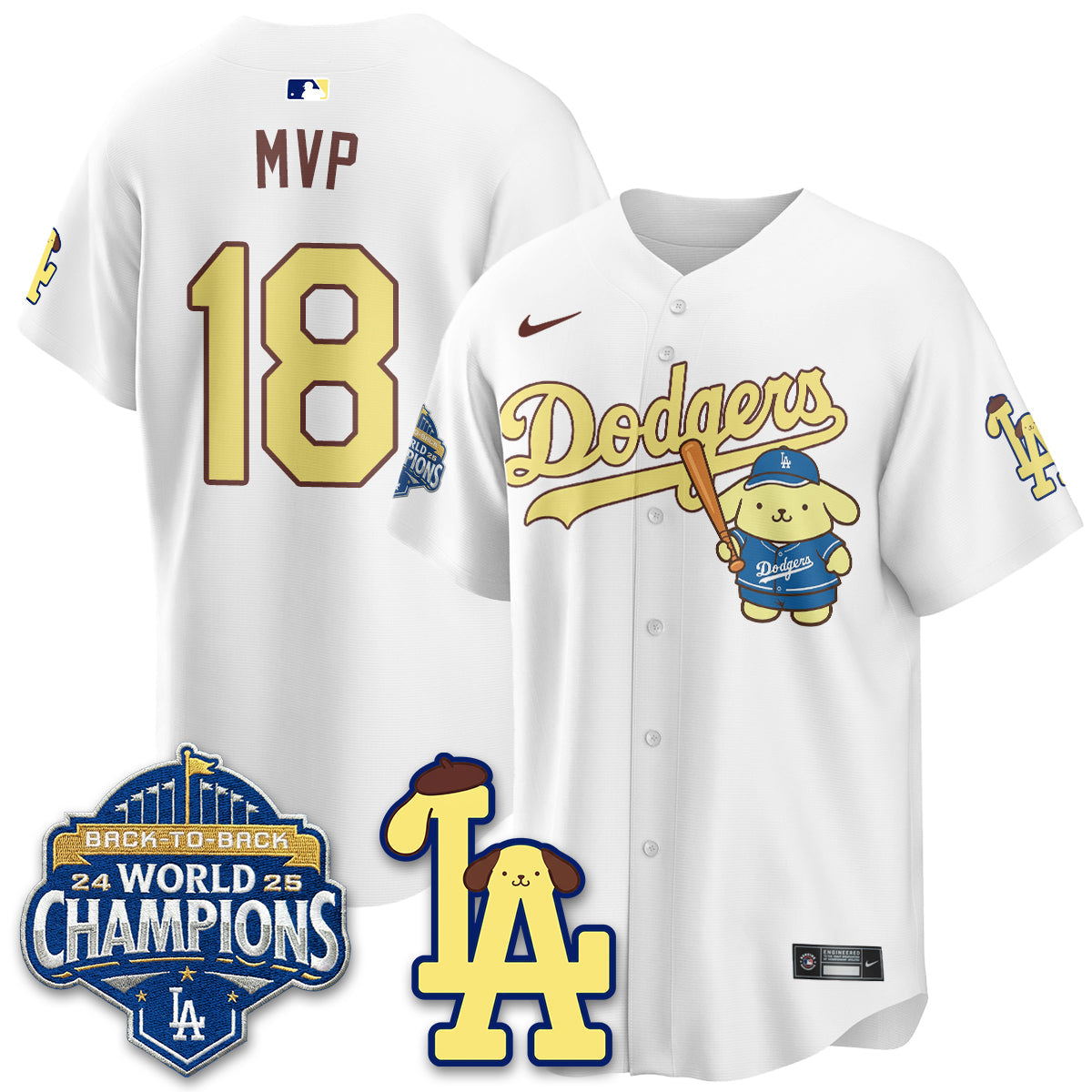 LAD Pompompurin Edition Vapor Jersey - Stitched