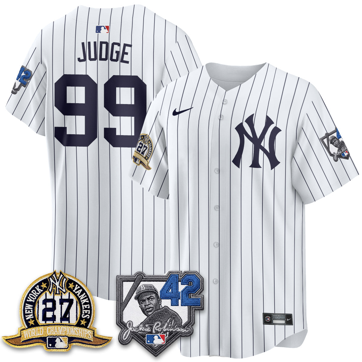 NYY 2026 Jackie Robinson Day Vapor Limited Jersey - Stitched