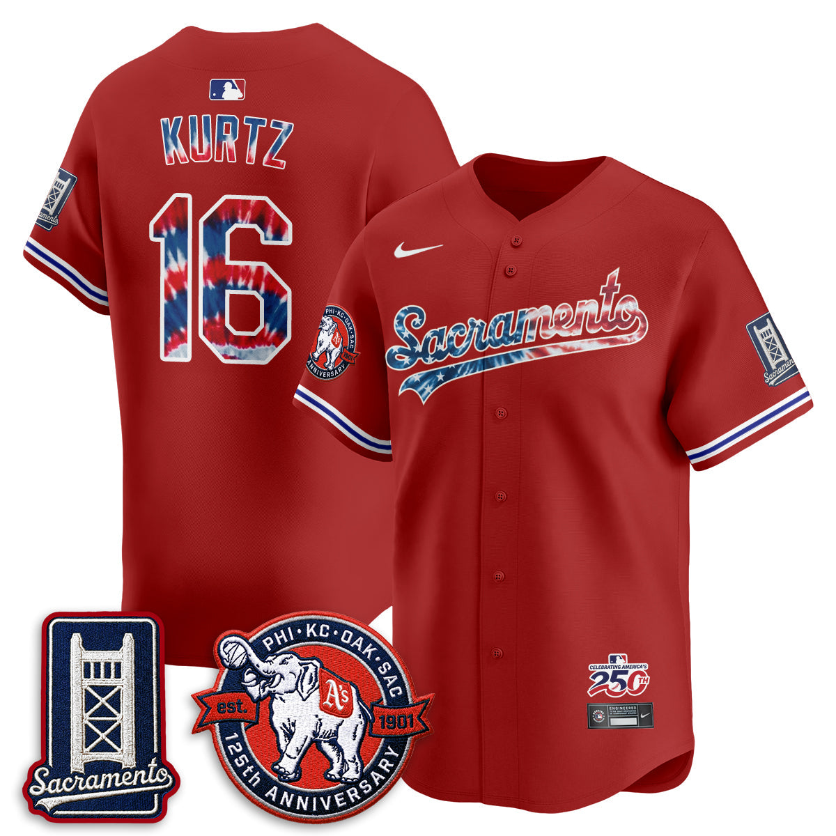 OAK Americana 2026 Vapor Limited Jersey - Stitched