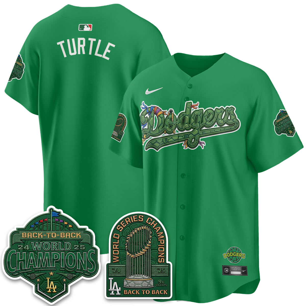 LAD x TMNT 2026 Vapor Jersey - Stitched