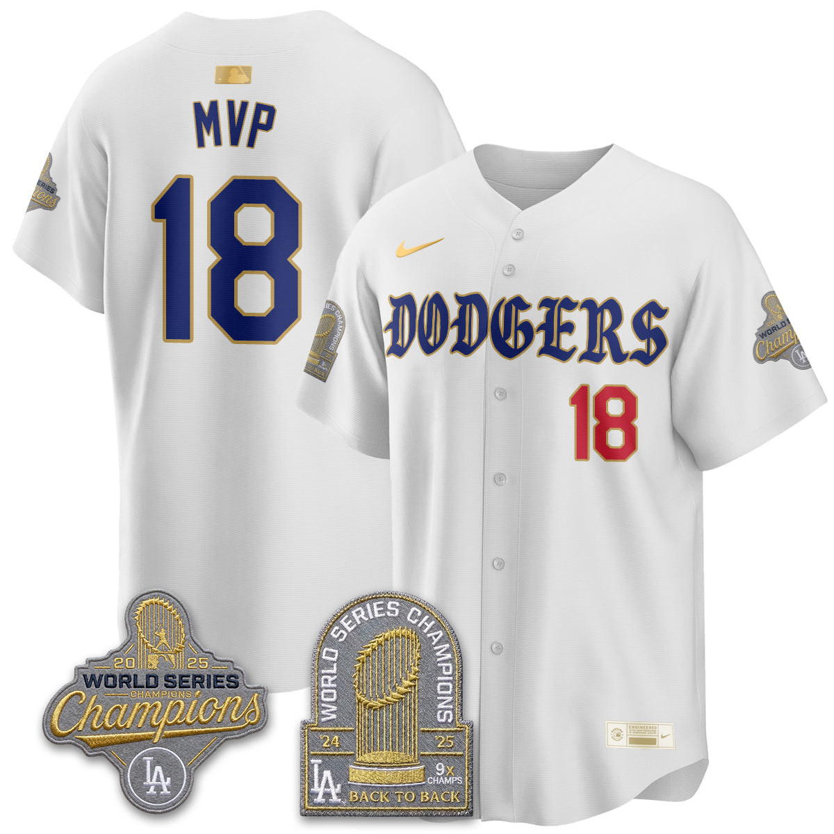 LAD Vapor Limited Jersey - Back to Back 9x Champs - All Stitched