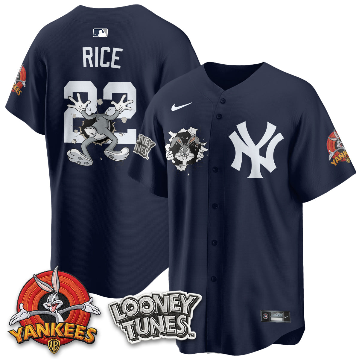 NYY x Bunny Vapor Limited Jersey V3- Printed