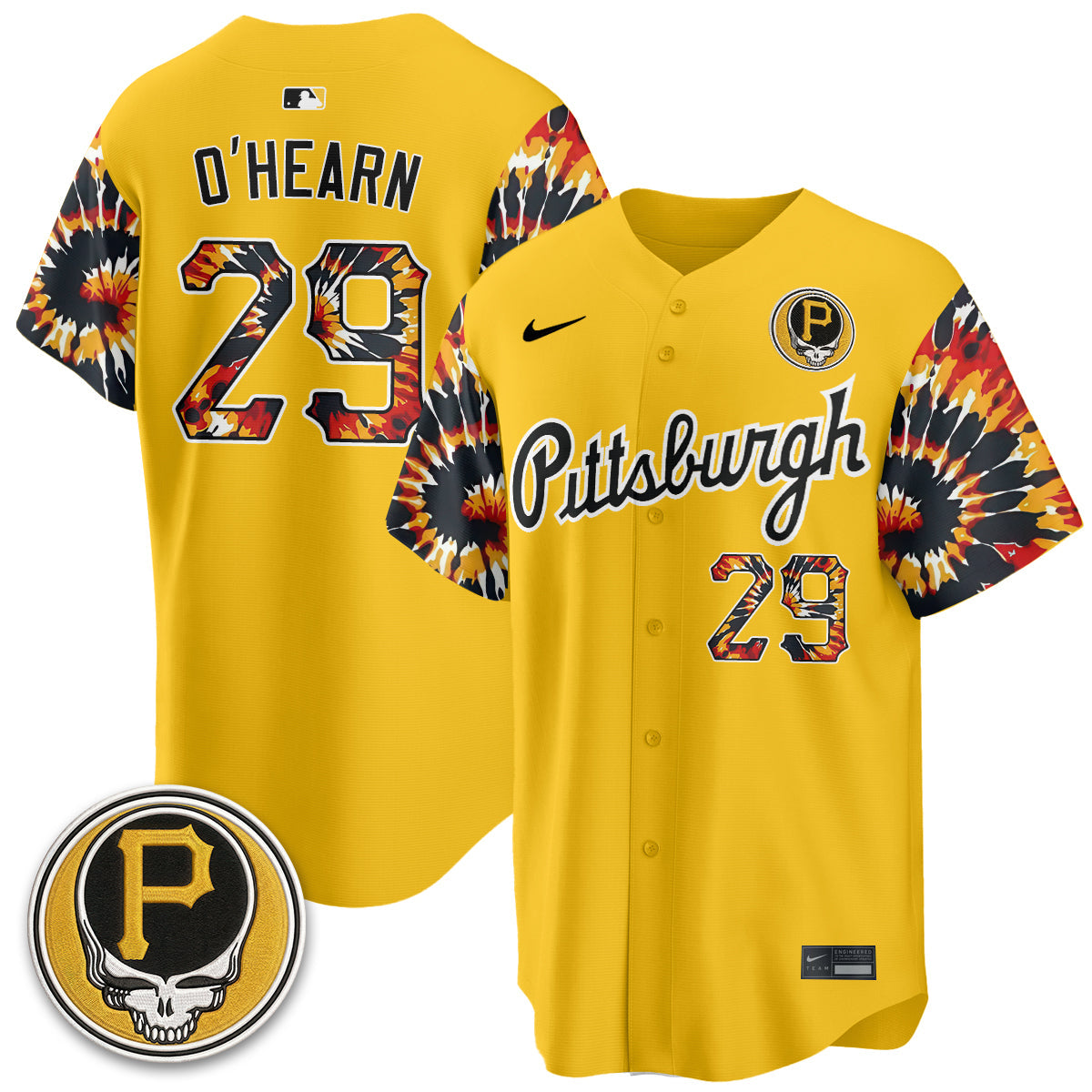 PIT x Grateful Dead Vapor Limited Jersey - Stitched