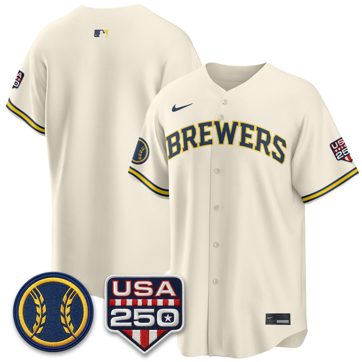 MIL Fourth of July Vapor Limited Jersey - Stitched