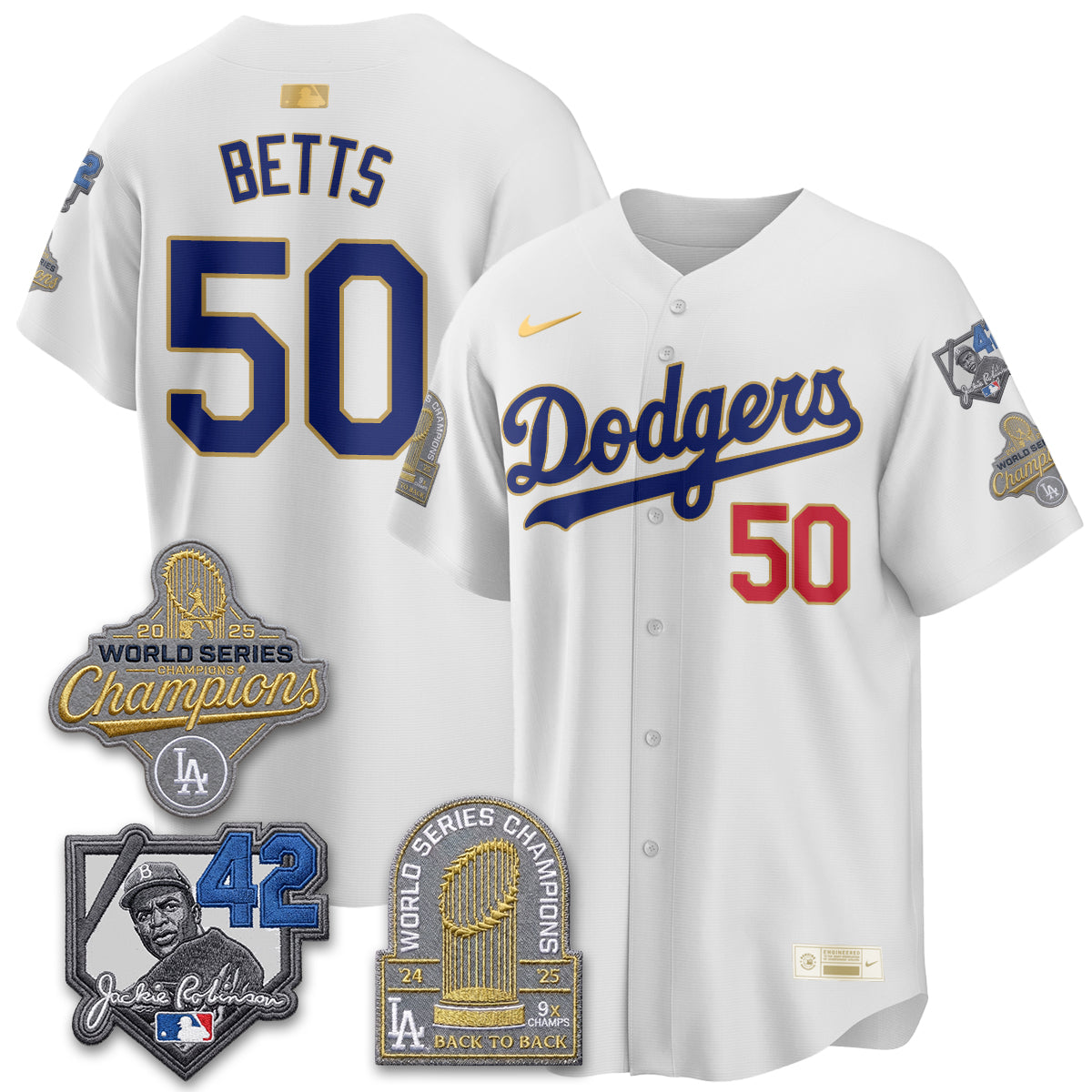 LAD 2026 Jackie Robinson New Era Vapor Limited Jersey - Stitched