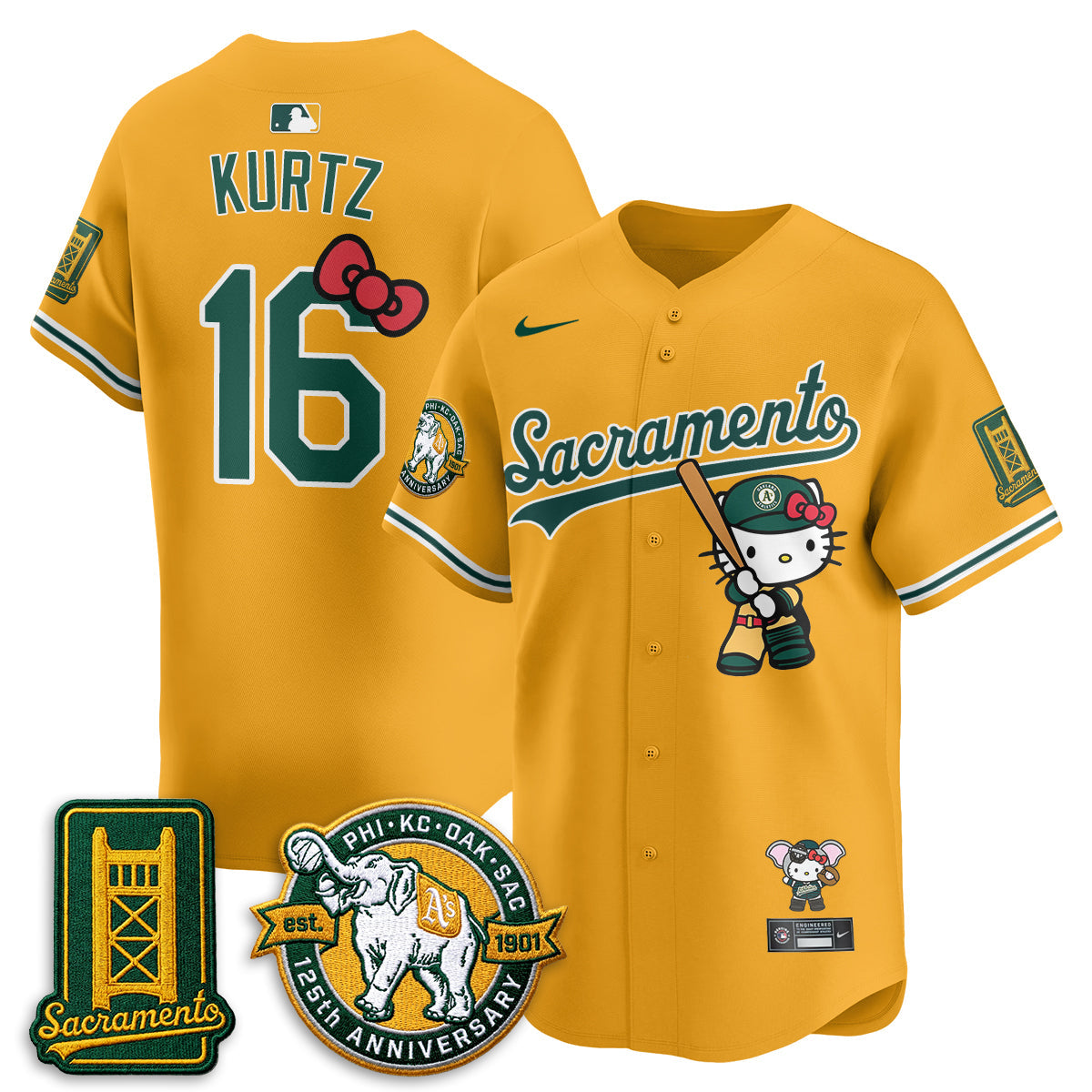 OAK x Meow KT 2026 Vapor Limited Jersey - Stitched