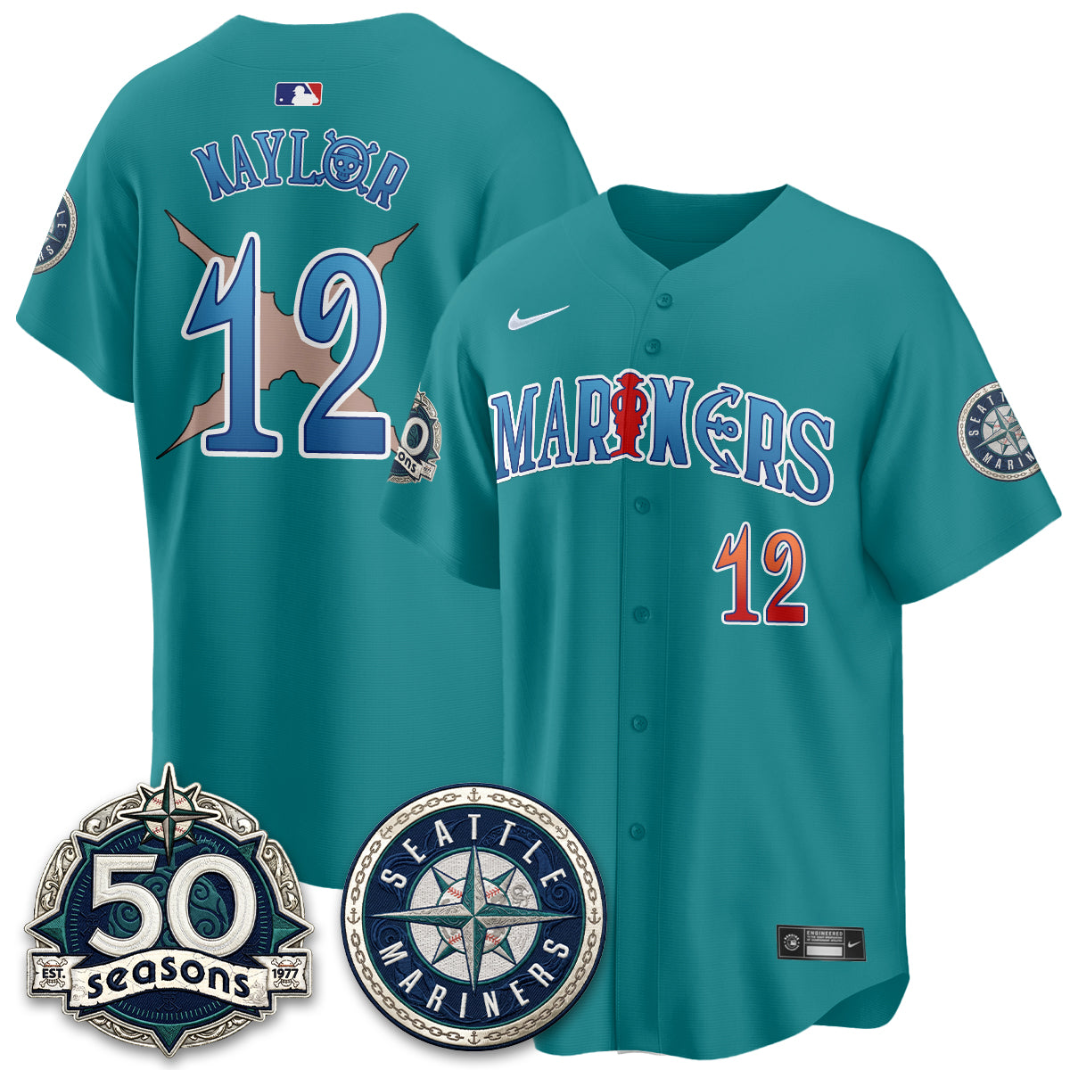 SEA x Japanese Cartoon Vapor Limited Jersey - Stitched