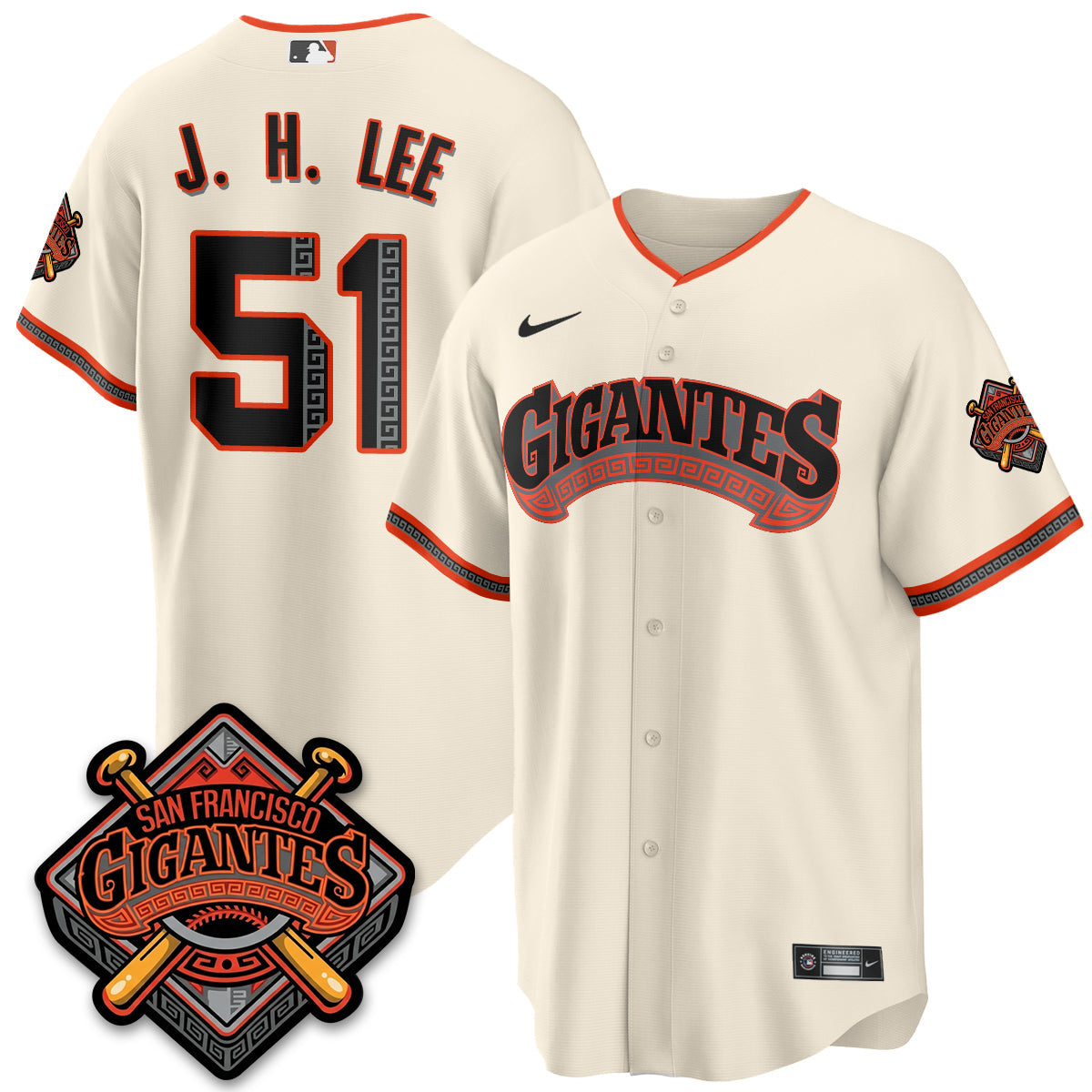 SF GIGANTES Vapor Limited Jersey - Stitched
