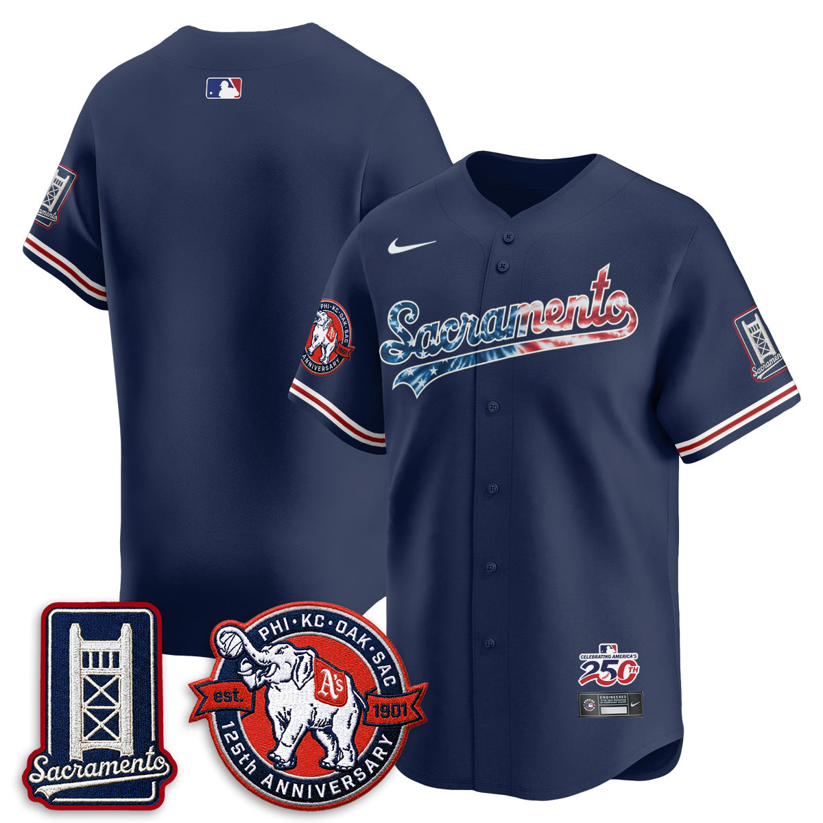 OAK Americana 2026 Vapor Limited Jersey - Stitched