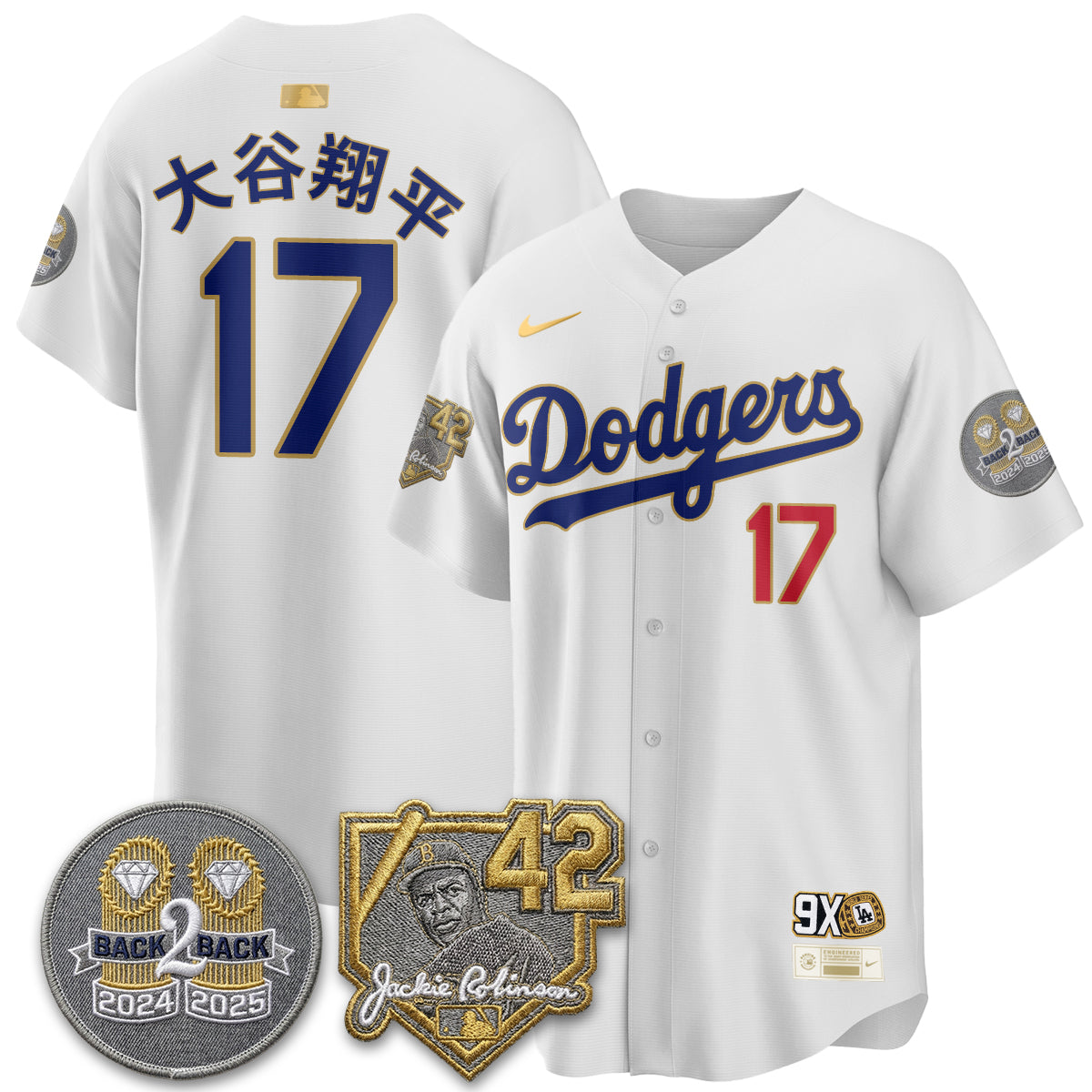 LAD -  2026 Jackie Robinson Day Vapor Limited Jersey - All Stitched