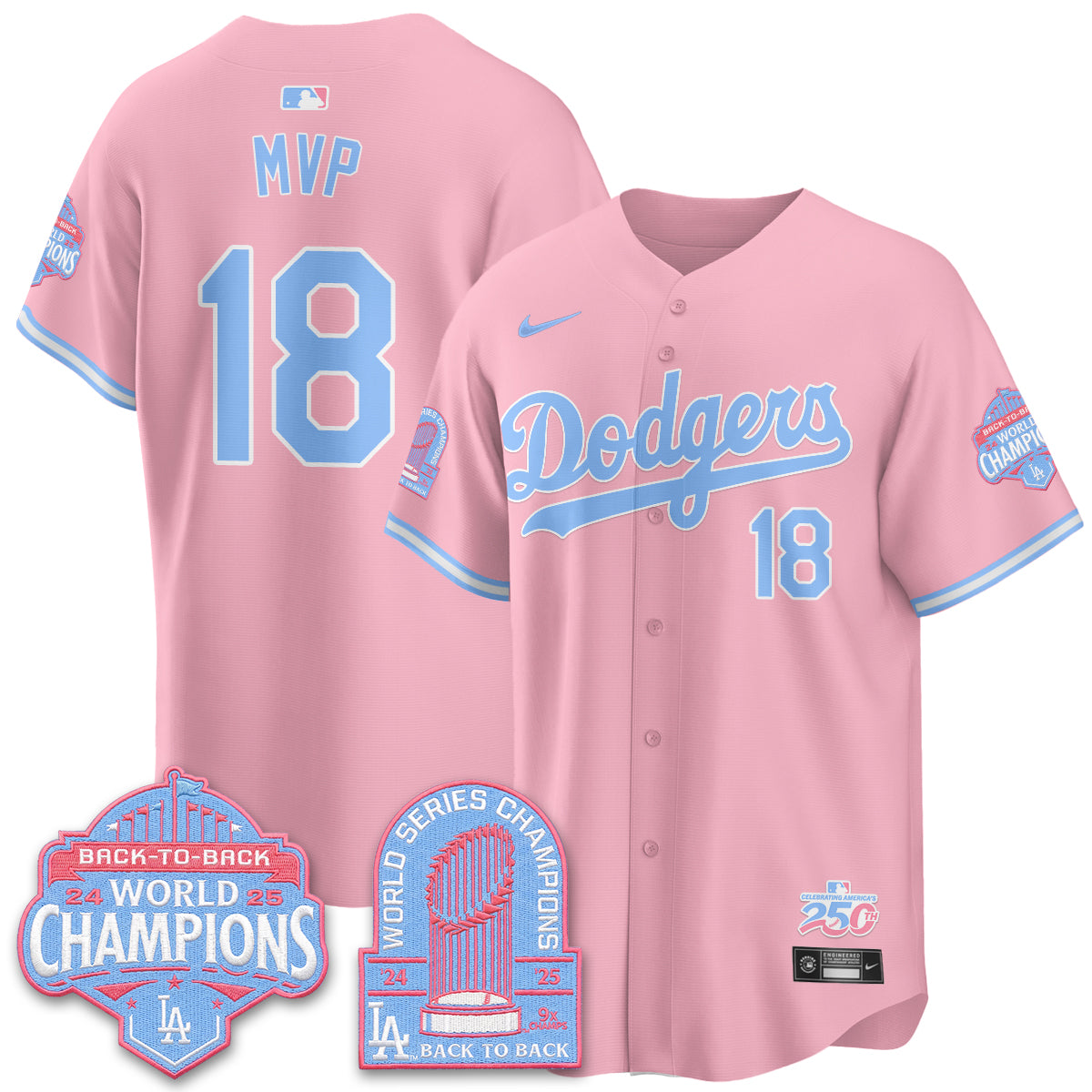 LAD x Bubblegum Vapor Jersey - Stitched