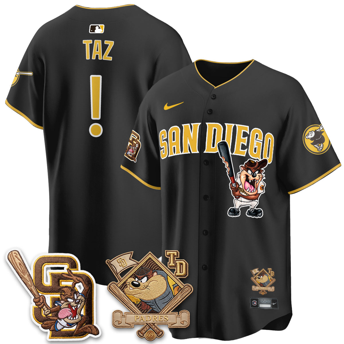 SD x Cat 2026 Vapor Limited Jersey - Stitched