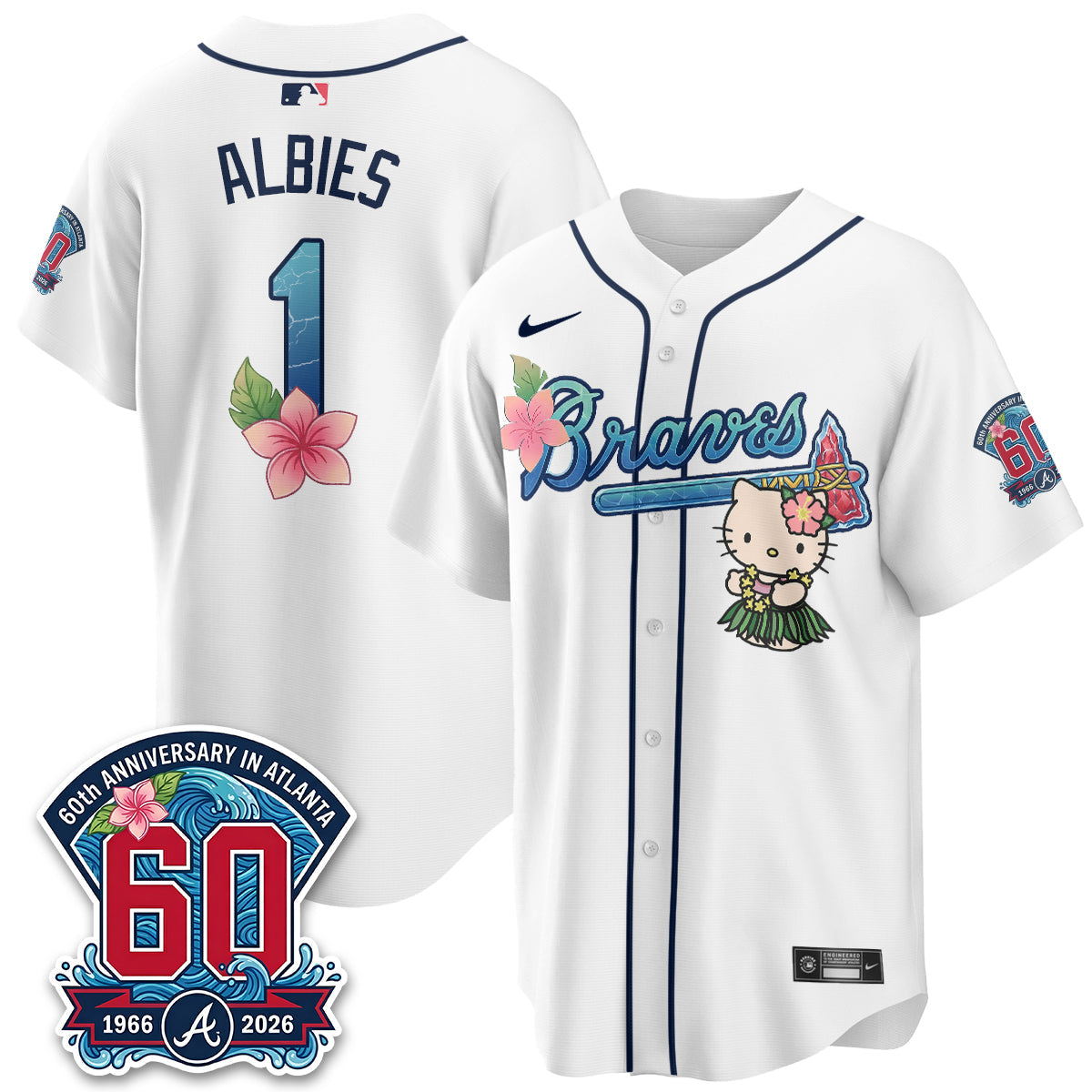 ATL x Meow Aloha Spirit Vapor Jersey - Stitched