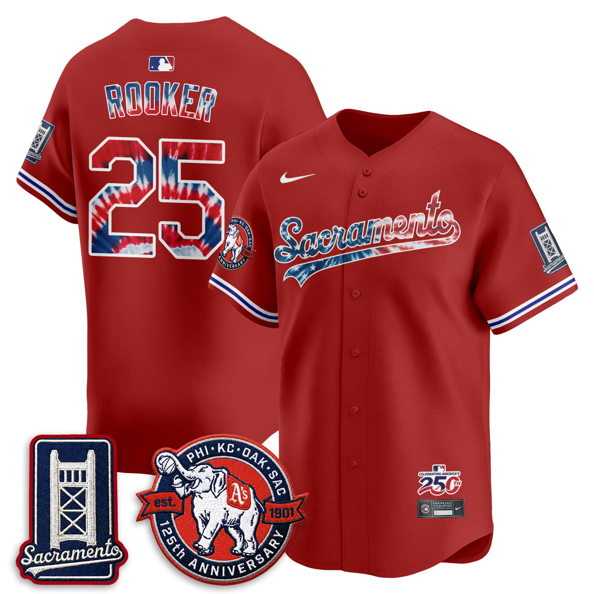 OAK Americana 2026 Vapor Limited Jersey - Stitched