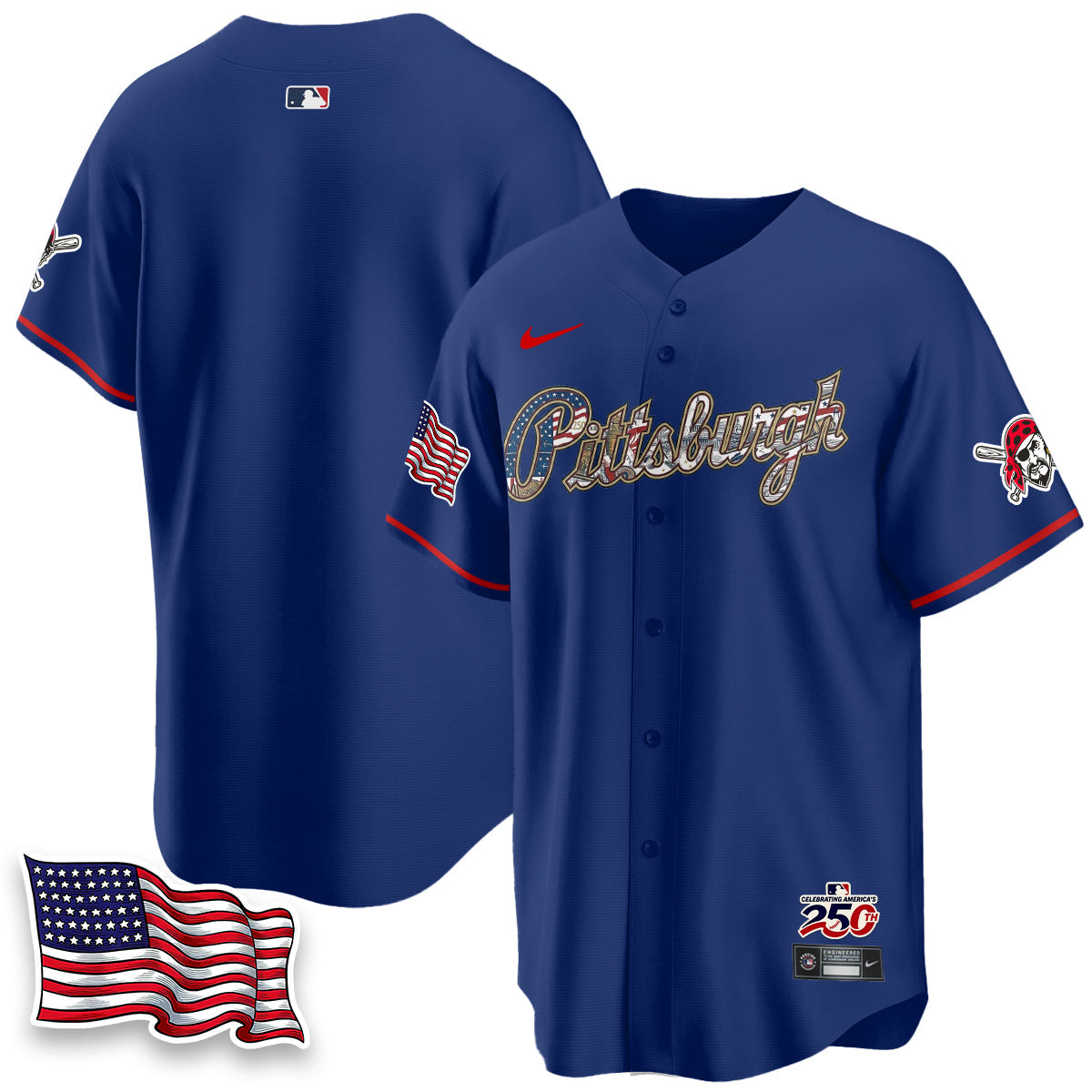 PIT 2026 Independence Day USA Vapor Limited Jersey - Stitched