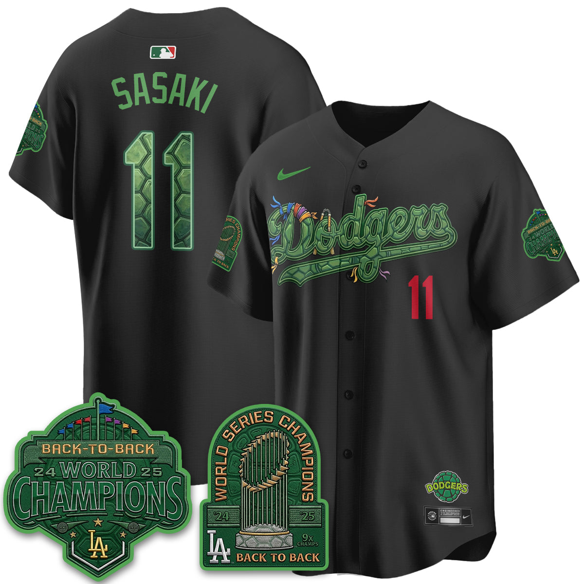 LAD x TMNT 2026 Vapor Jersey - Stitched