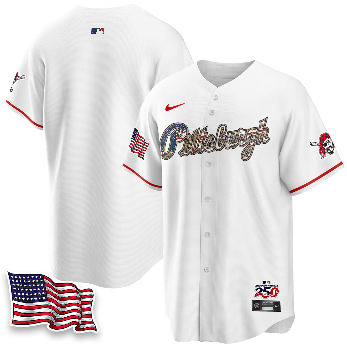 PIT 2026 Independence Day USA Vapor Limited Jersey - Stitched
