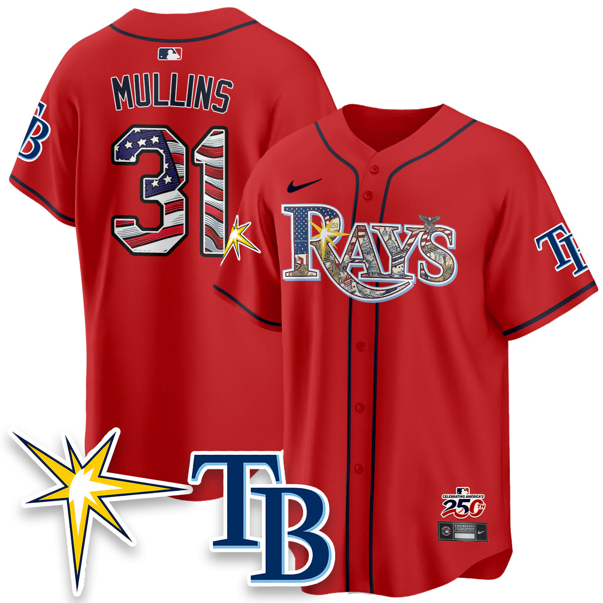 TB 2026 Independence Day USA Vapor Limited Jersey - Stitched