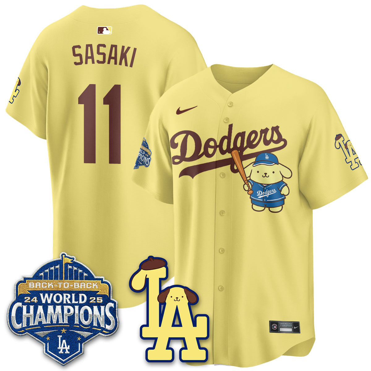 LAD Pompompurin Edition Vapor Jersey - Stitched
