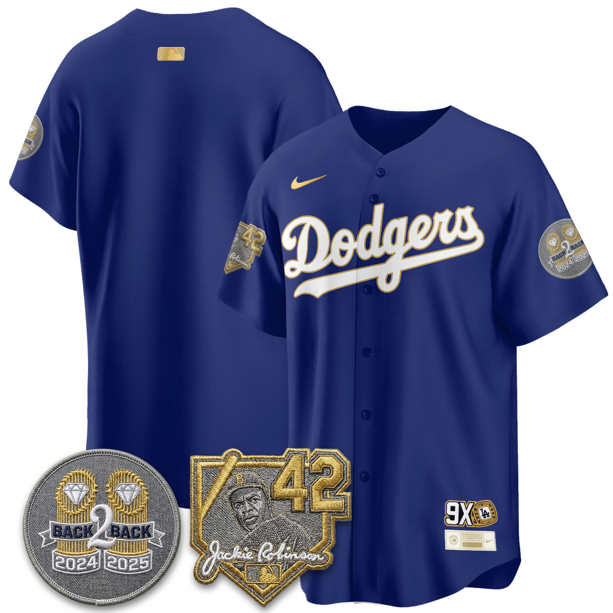 LAD -  2026 Jackie Robinson Day Vapor Limited Jersey - All Stitched