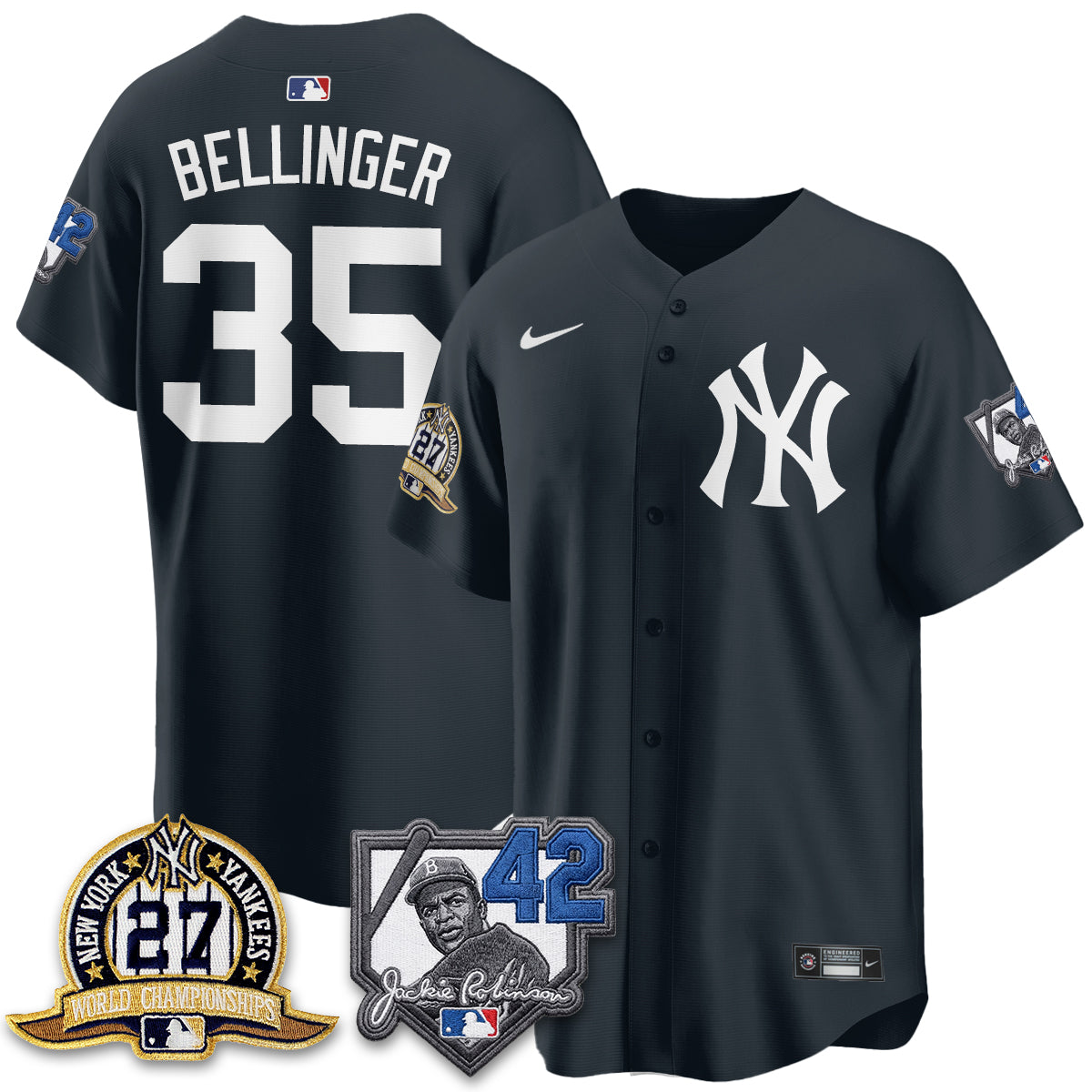NYY 2026 Jackie Robinson Day Vapor Limited Jersey - Stitched