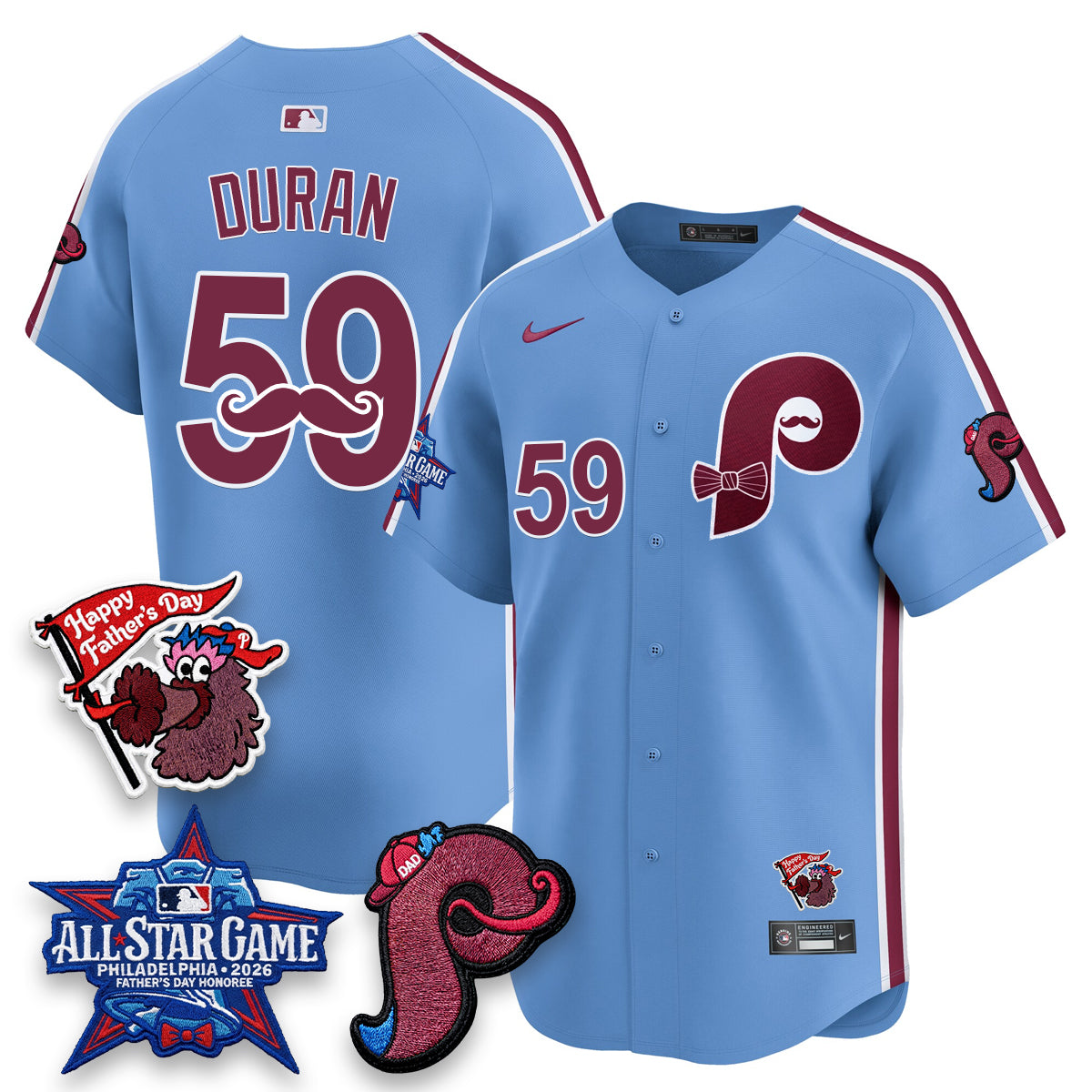 PHI Happy Father's Day Vapor Jersey - Stitched