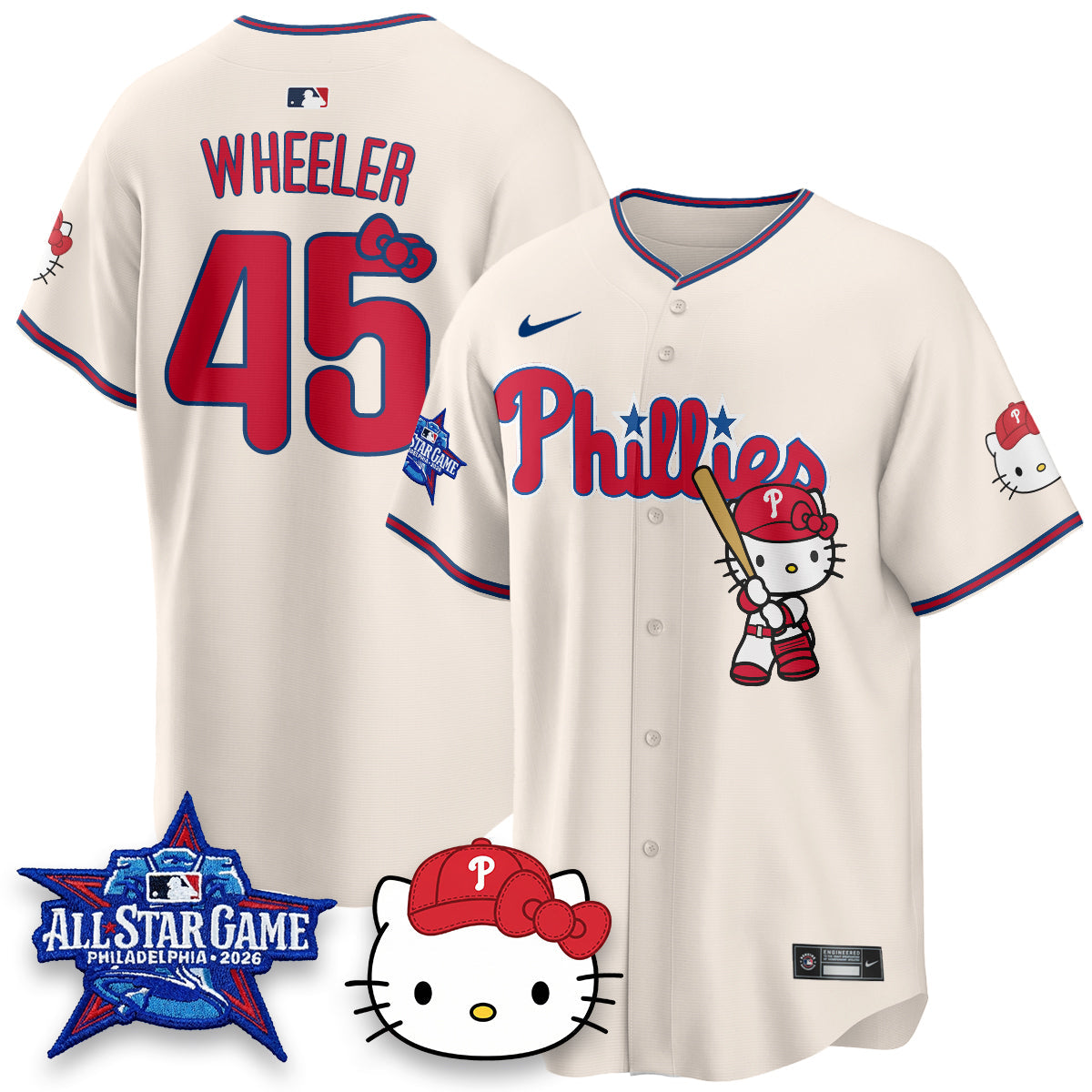PHI x Meow Kitty Vapor Limited Blue Jersey- Stitched