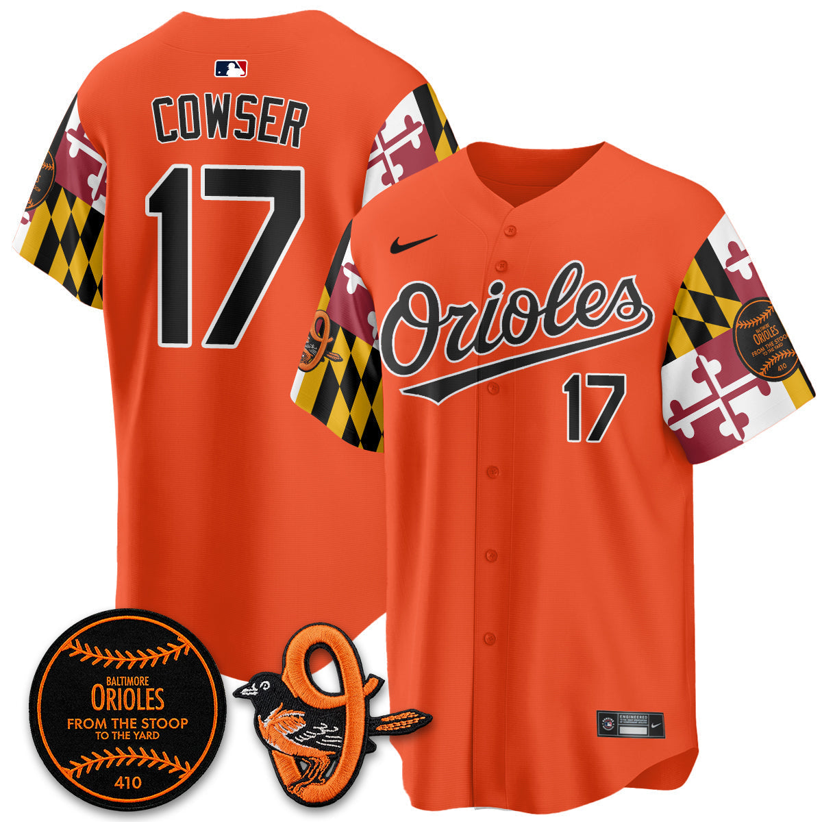 BAL 2026 x Maryland State Flag Vapor Jersey - Stitched V2