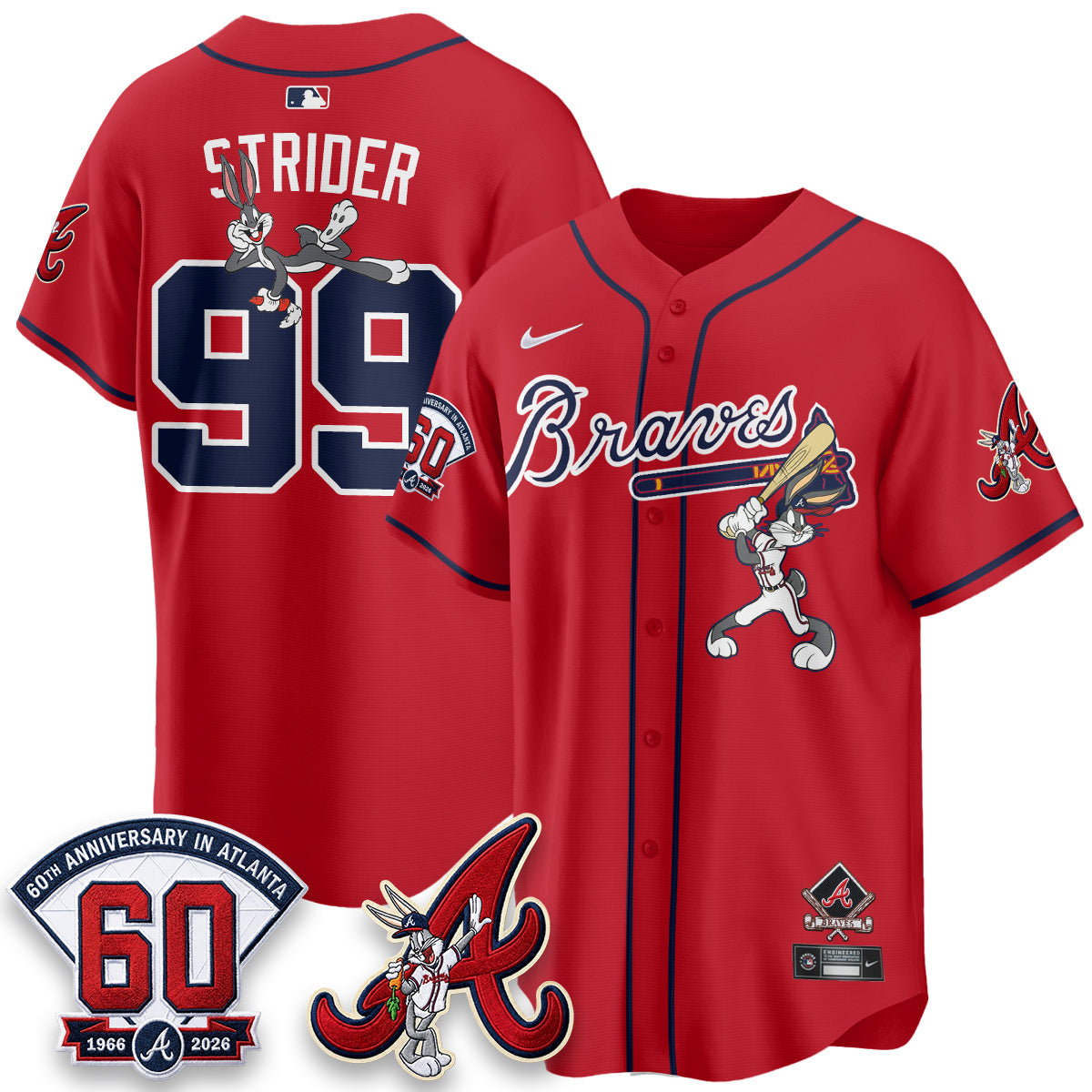 ATL x Bunny Vapor Premier Limited Jersey - Stitched