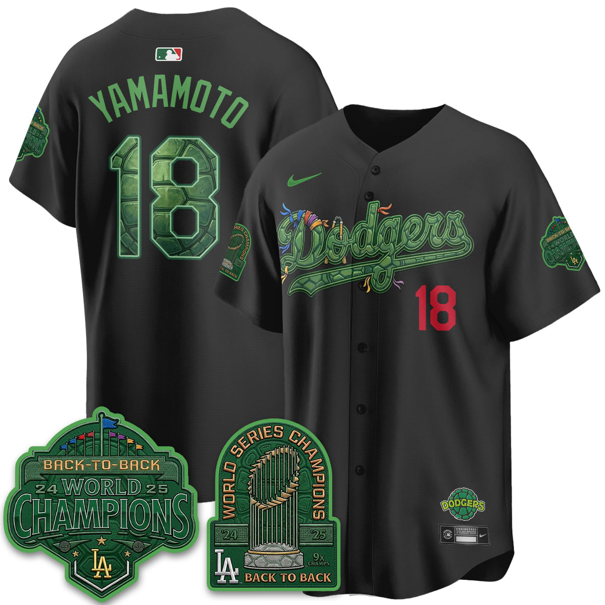 LAD x TMNT 2026 Vapor Jersey - Stitched