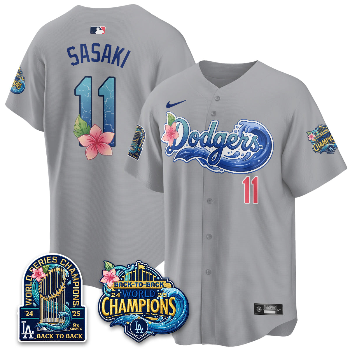 LAD Coastal Vapor Hawaiian Jersey - Stitched