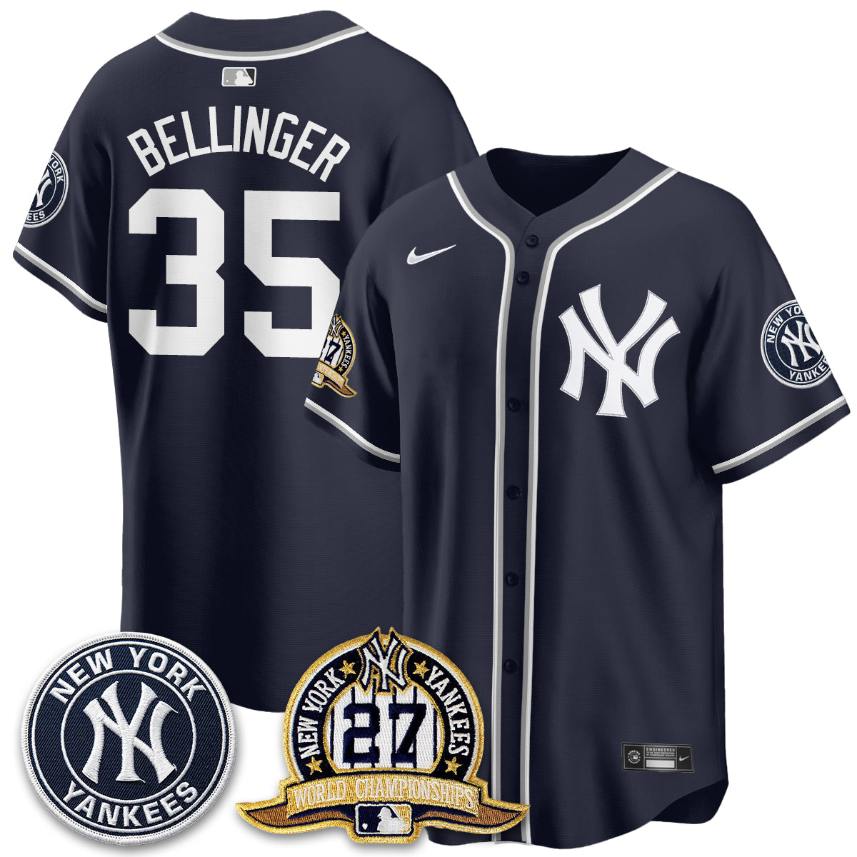 NYY 2026 Black Out Style Vapor Limited Jersey - All Stitched