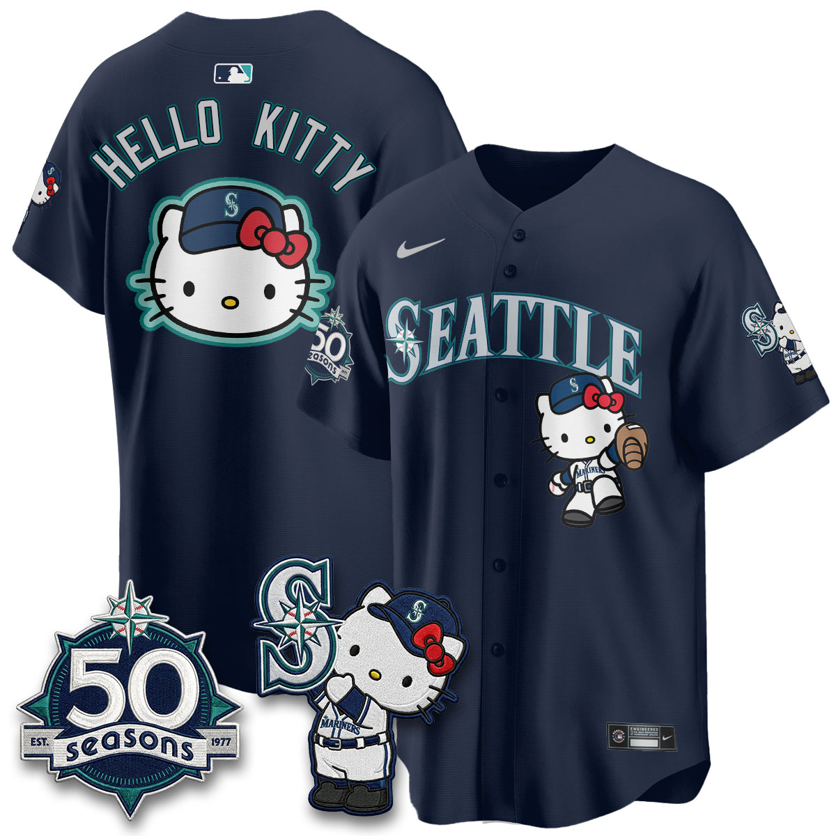 SEA x Meow KT Night Limited Jersey - All Stitched V2