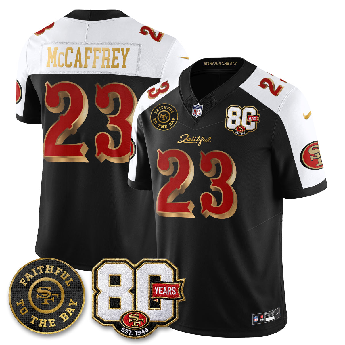 SF “Rivalries” Vapor Limited Jersey - Faithful To The Bay Patch - All Stitched