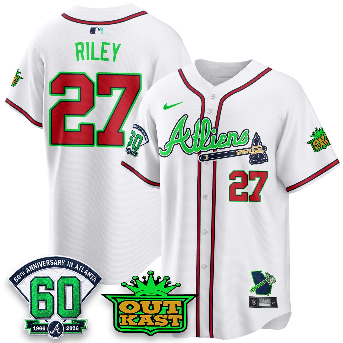 ATL x Atliens Cool Base Galaxy Version Jersey - Stitched