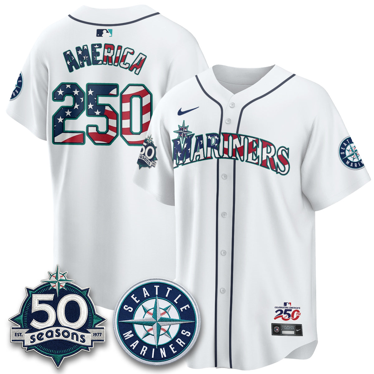 SEA Americana 2026 Vapor Limited Jersey - Stitched