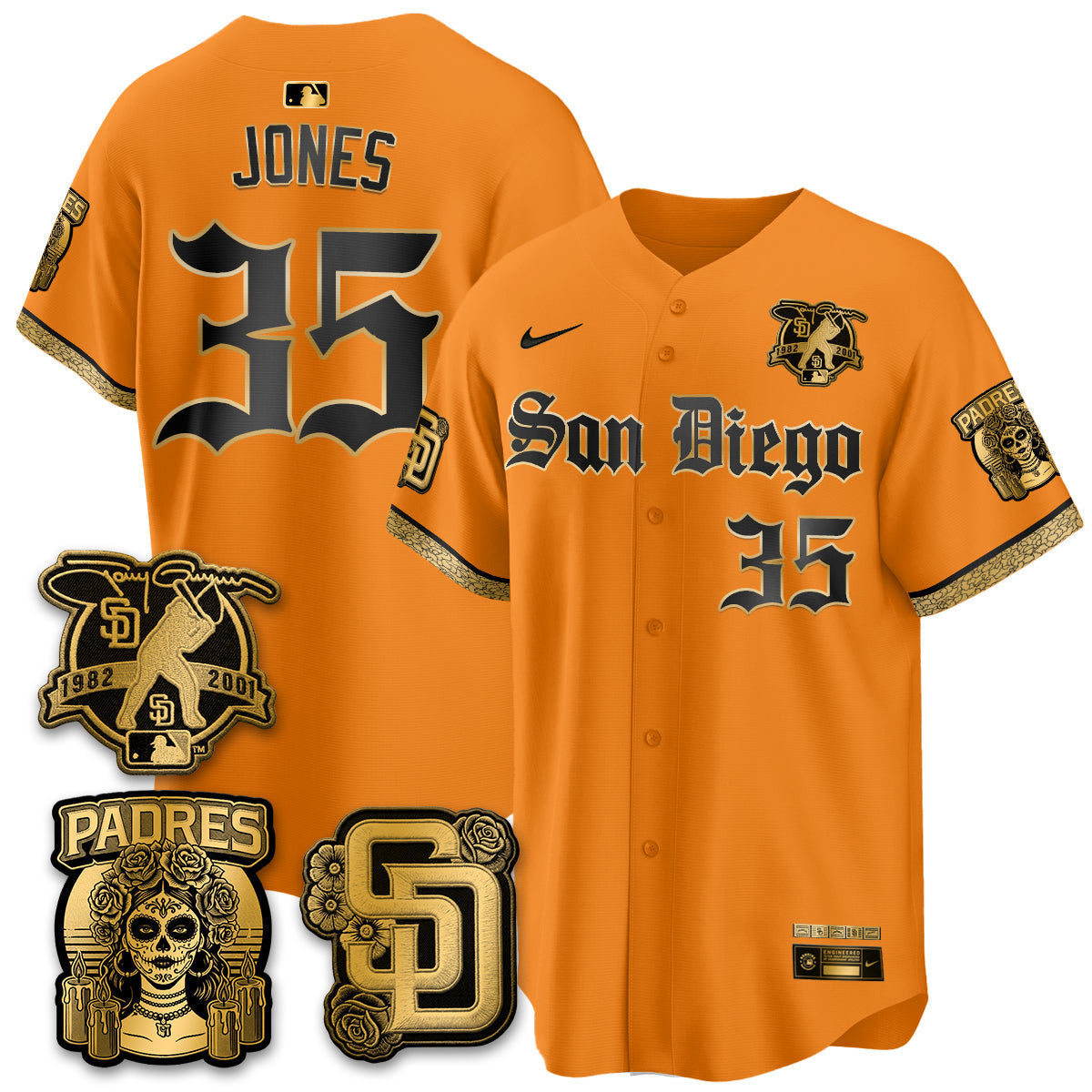 SD 2026 City Connect x Tony Gwynn Patch Vapor Premier Limited Jersey - All Stitched - V2